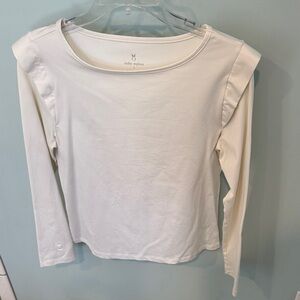 Dudley Stephens White Long Sleeve Top